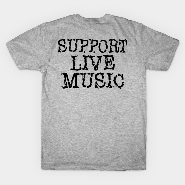KVOK / SUPPORT LIVE MUSIC THROWBACK SHIRT by Small Batch Network